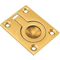 Carlisle Brass Flush Ring Pull 63mm Polished Brass (1665P)