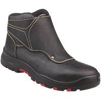 Delta Plus Cobra4 Size 10 Black Water-Resistant Steel Toe Cap Safety Boots (167JH)