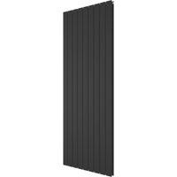 Ximax Oceanus Duplex 1800mm x 670mm 6038BTU Black Vertical Designer Radiator (167YE)