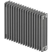 Acova 600mm x 812mm 4629BTU Silver Horizontal 4 Column Radiator (16845)