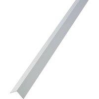 Rothley White Plastic Self-Adhesive Angle 1m x 20mm x 20mm (168JP)