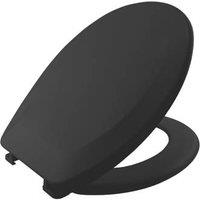 Bemis Jersey Toilet Seat Thermoplastic Black (168PH)