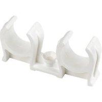Talon 15mm Double Snap-On Pipe Clips 10 Pack (16985)