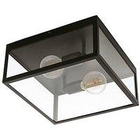Eglo Charterhouse Twin Ceiling Light Black (169PL)