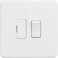 Knightsbridge 13A Switched Fused Spur Matt White (169TY)