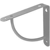 Essentials Cove Shelf Brackets Silver 180mm x 180mm 4 Pack (169VJ)