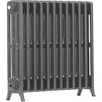 Arroll Edwardian 650mm x 728mm 3360BTU Anthracite Horizontal Designer Radiator (171PF)