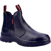 Centek FS316 Size 8 Black Steel Toe Cap Safety Dealer Boots (171PR)