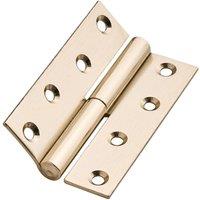 Smith & Locke Satin Nickel Lift Off Butt Hinges 100mm x 64mm 2 Pack (171TE)