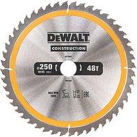 DeWalt Wood Construction Circular Saw Blade 250mm x 30mm 48T (171TH)