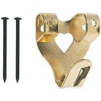 Essentials Picture Hooks Twin Brassed 100 Pack (17238)