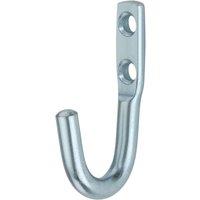 Essentials Single Hooks Satin Stainless Steel 40mm 5 Pack (172TA)