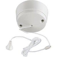 MK 6A 1-Way Pull Cord Switch White (17309)