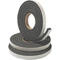 Stormguard Jumbo Rubber Foam Weatherstrips Black 3m 3 Pack (173TF)