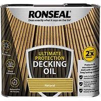 Ronseal Ultimate Protection 2.5Ltr Natural Decking Oil (17459)