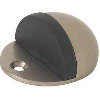 Oval Door Stops 48 x 21mm Satin Nickel 2 Pack (17464)