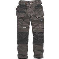 Scruffs Trade Stretch Work Trousers Grey/Black 32" W 32" L (174GX)