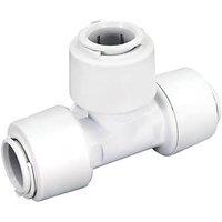 FloPlast FloFit+ Plastic Push-Fit Equal Tee 15mm (174RF)