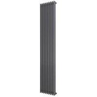Ximax Atlantic 1800mm x 340mm 3573BTU Anthracite Vertical Designer Radiator (174TR)