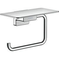 Hansgrohe AddStoris Toilet Roll Holder with Shelf Chrome (174VG)