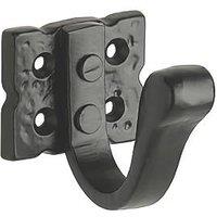 Decohooks Ornate Single Hook Black 50mm (175KK)