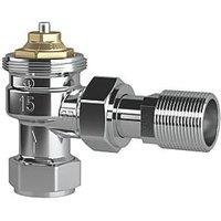 Drayton 15mm x 1/2" Chrome Angled Thermostatic Radiator Valve Body (175RG)
