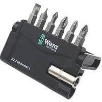 Wera Bit-Check 7 Universal 1 1/4" Hex Shank Mixed Bit Set 7 Pieces (175TX)