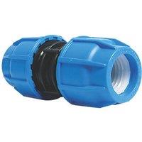 FloPlast 492012 MDPE Coupler 25mm x 25mm (17684)