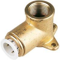 JG Speedfit Plastic Push-Fit Adapting 90 Wall Plate Elbow 15mm x 1/2" (17692)