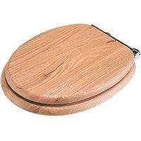 Croydex Rutland Soft-Close with Quick-Release Toilet Seat Solid Oak Natural (176JJ)