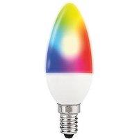 TCP E14 Candle RGB & White LED Smart Light Bulb 4.5W 350lm (176TX)