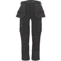 Regatta Ada Womens Stretch Holster Trousers Black Size 16 31" L (176VC)