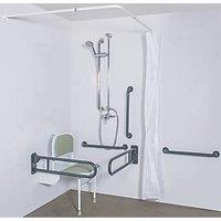 Nymas Doc M Exposed Valve Shower Pack Dark Grey 18 Piece Set (177GX)