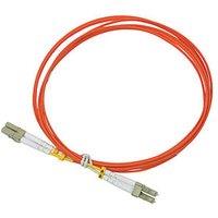 Labgear Duplex Multi Mode Orange LC- LC OM1 LSZH Fibre Optic Cable 3m (177KM)
