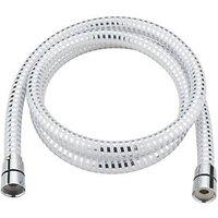 Swirl Shower Hose White/Silver 10mm x 1.5m (177PG)