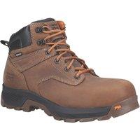 Timberland Pro Titan 6" Size 9 Brown Waterproof Safety Boots (177TN)