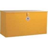 Barton Flammable Liquid Flat Top Storage Bin Yellow 1168mm x 457mm x 609mm (177VV)