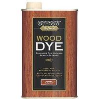 Colron 250ml Georgian Medium Oak Matt Water-Based Interior Wood Dye (17840)
