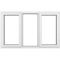 Crystal Left & Right-Hand Opening Clear Triple-Glazed Casement White uPVC Window 1770mm x 1115mm (178JM)