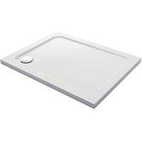 Mira Flight Low Corner Waste Rectangular Shower Tray White 1000mm x 800mm x 40mm (178RX)