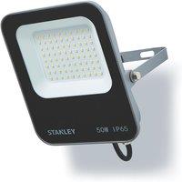 Stanley Outdoor LED Slimline Floodlight Black 50W 5500lm (178VH)