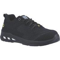 Safety Jogger Ecofitz S1P Size 3.5 Black Steel Toe Cap Safety Trainers (178VW)