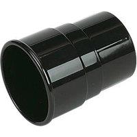 FloPlast Round Downpipe Socket Black 68mm (17914)