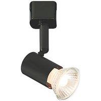Knightsbridge 1-Circuit Light Fitting for Track Lighting Black (179GA)