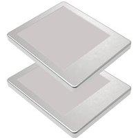 Sensio Horizon TrioTone Rectangular LED Under Cabinet Lights Steel 7.2W 250lm 2 Pack (179PE)