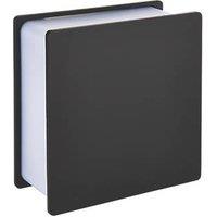 LAP Alba Outdoor LED Wall Light Black 12W 700lm (179PP)