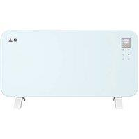 TCP 2kW Electric Portable or Wall-Mounted Glass Panel Heater White (179XG)