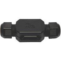 Raytech Fred-N 2-Entry 3-Pole IP69K Gel-Filled Straight Cable Joint Black (180HF)