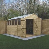 Forest Beckwood 8' x 11' 6" (Nominal) Apex Shiplap Timber Shed (180RG)