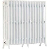 Arroll Edwardian 750mm x 906mm 4397BTU White Horizontal Designer Radiator (181KY)